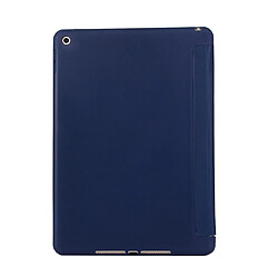 Avis Wewoo Housse Étui Coque Pour iPad 10,2 pouces TPU Horizontal en cuiravec support à trois rabats Bleu