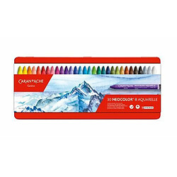 Boîte métal de 30 pastels à la cire aquarellables NEOCOLOR® II - Caran d'Ache