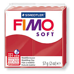 Pâte Fimo 57 g Soft Rouge Noel 8020.2P - Fimo