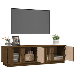 Acheter vidaXL Meuble TV Marron miel 140x40x40 cm Bois de pin massif