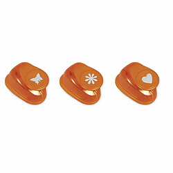 Avis Rayher 69105000 Perforatrice Motif€¯: Coe“ur fleur papillon plastique/métal orange 2 x 1.52 x 0.52 cm