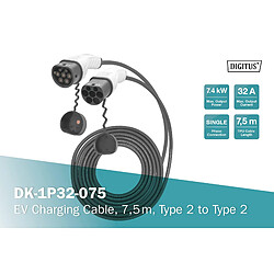 Digitus EV Charging Cable - Type 2 to Type 2 - 7.5 m