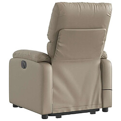 Acheter vidaXL Fauteuil inclinable de massage Cappuccino Similicuir