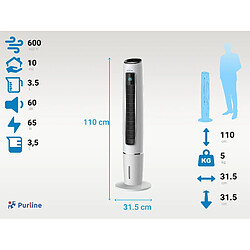 Purline Rafraichisseur d'air par évaporation électronique à débit élevé pas cher