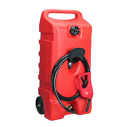 Varanmotors NEDLP-34 Jerrycan sur roues, réservoir à carburant 53 litres avec pistolet de distribution essence diesel kérosène, distributeur nomade