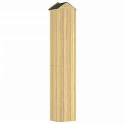 Acheter vidaXL Abri à outils de jardin 40x33x222 cm Bois de pin imprégné