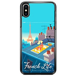 Ozzzo coque french life: apple iphone xr