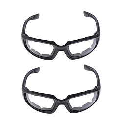 Lunettes moto anti-brouillard coupe-vent Antibuée