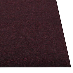 Acheter vidaXL Panneaux muraux 12 pcs Violet 30x30 cm Tissu 1,08 m²