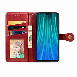 Acheter Etui en PU rouge pour votre Xiaomi Redmi Note 8 Pro