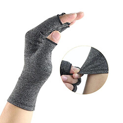 INF Gants de compression contre l'arthrite Gris Grey M