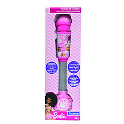 Avis Lexibook Microphone Barbie avec tube lumineux, enceinte (entrée auxiliaire), mélodies et effets sonores