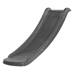 AXI Sky120 Toboggan Gris - 118 cm | Élément complémentaire pour aire de jeux / maison de jeu enfant | Toboggan pour hauteur de estrade 60 cm