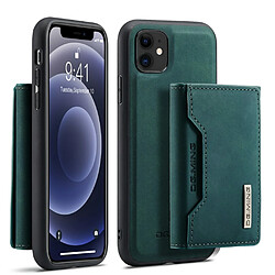 Dg.Ming Coque en TPU 2 en 1 détachable, hybride avec béquille vert pour votre Apple iPhone 11 6.1 pouces