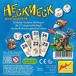 Zoch - 25200 - Jeux de Société Allemand - Heckmeck am Bratwurmeck