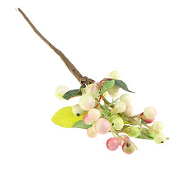 plastique artificielle faux plante fruit baies branches maison café décor rose