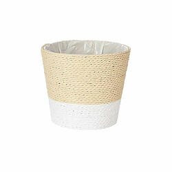 Ibergarden Cache-pot Blanc Corde Plastique 16 x 14,5 x 16 cm (24 Unités)