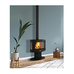 Avis Poêle à bois fonte 9kw coggia noir - 388142000053 - GODIN