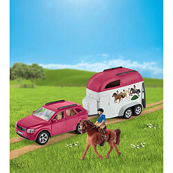 Avis Schleich 72223 Voiture avec remorque pour chevaux