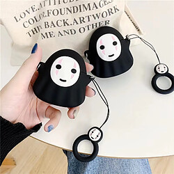 GUPBOO Airpods Coque Housse Étui Protecteur Compatible pour AirPods 3-Silicone masculin sans visage comique japonais