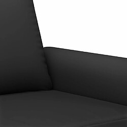 Maison Chic Ensemble de canapés 2 pcs avec coussins, Canapé droit Sofa pour Salon Noir Velours -GKD475024 pas cher