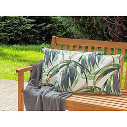 Beliani Lot de 2 coussins CALDERINA 40 x 60 cm Vert