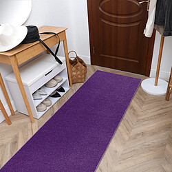 RUGSX TAPIS DE COULOIR ETON 114 violet 120x430 cm pas cher