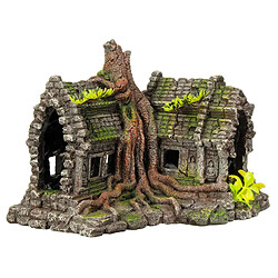 Universal Résine maison dans l'arbre aquarium décor vue maison aquarium château couvert grotte déco aquarium déco aquarium déco | Décorations