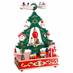 BigBuy Christmas Décorations de Noël Multicouleur Bois Avion 18,3 x 12,7 x 24 cm