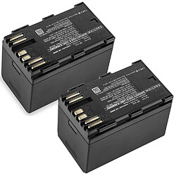 subtel® 2X Batterie Appareil photo BP-A30 pour Canon CA-CP200L EOS C200 EOS C200 PL EOS C200B , 3400mAh