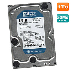 Disque Dur 1To Western Digital Caviar Blue SATA 3.5" WD10EALX-009BA0 7200 32Mo - Occasion