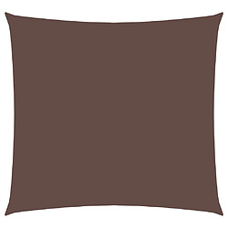 ComfortXL Voile De Parasol Tissu Oxford Carré 4x4 M Marron