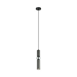 Luminaire Center Suspension Isidora Acier,Aluminium Chrome, Noir, Gris