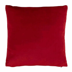 Paris Prix Coussin Déco Glaçon 45x45cm Rouge & Blanc