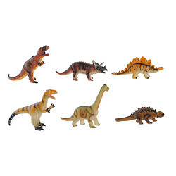 DKD Home Decor Dinosaure Moelleux 6 Pièces