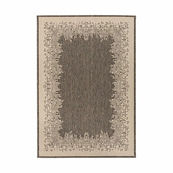 Paris Prix Tapis Imprimé à Poils Courts Splash Marron 120 x 170 cm