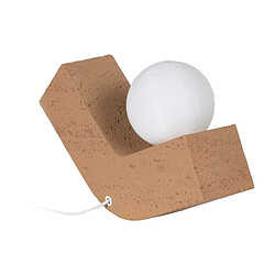 BigBuy Home Lampe de bureau Beige Polyrésine 220-240 V 29 x 9,5 x 19,5 cm