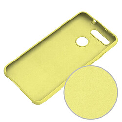 Wewoo Coque Étui de protection étanche en silicone liquide de couleur unie pour Huawei Honor View 20 jaune pas cher