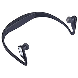 Acheter Wewoo Casque Bluetooth Sport noir pour les smartphone et iPad ordinateur portable MP3 ou autres périphériques audio, stockage maximum de carte SD: 32 Go étanche à la transpiration stéréo sans fil écouteurs intra-auriculaires avec micro-carte SD,