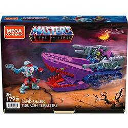 Mega Construx - Les Maîtres de l’Univers - Squalor - Coffret de Construction avec Tank-Requin de Skeletor, Chenilles, Canons Laser