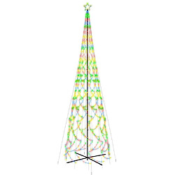 vidaXL Arbre de Noël cône 3000 LED Colorées 230x800 cm