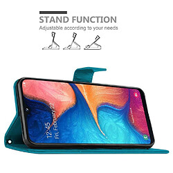 Acheter Cadorabo Coque Samsung Galaxy A10e / A20e Etui en Bleu