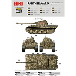 Rye Field Model Maquette Char Panther Ausf.g Early/late Productions pas cher