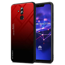 Cadorabo Coque Huawei MATE 20 LITE Etui en Rouge