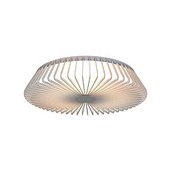 Inspired Plafonnier rond de 53 cm (lumière uniquement), LED 56 W, blanc accordable 2 700-5 000 K, 2 500 lm, télécommande, blanc, 3 ans de garantie