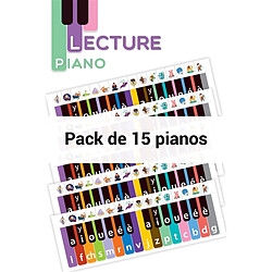 Lecture piano : pack de 15 pianos