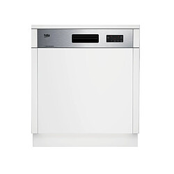 Lave-vaisselle 60cm 13 couverts 47db intégrable avec bandeau - PDSN25311X - BEKO