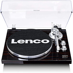 Lenco Platine Vinyle tourne disque 33,45 tr/min noyer noir