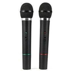 Tradex KIT DE MICROPHONE SANS FIL PROFESSIONNEL AVEC COMMANDE VHF A DEUX CANAUX