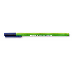 Promark Staedtler 32351feutres triplus color, vert jaune, Env. 1.0mm, corps triangulaire, lavable, 10pièces dans un étui en carton